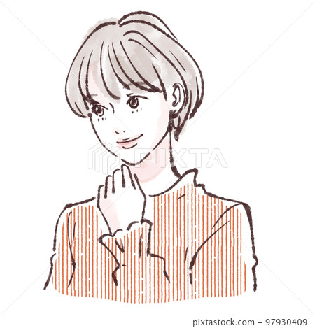 女性插畫素材 97930409