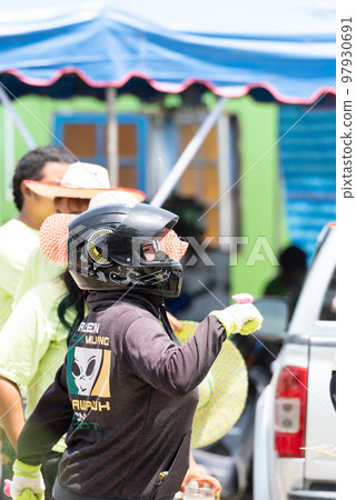Ordination ceremony in buddhist change man to monk Ordination ceremony in buddhist change man to monk 97930691