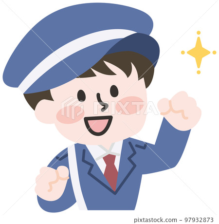 security staff man security staff man 97932873