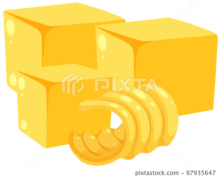 Dairy butter vector design 97935647