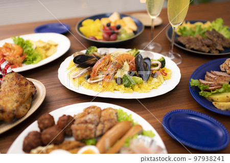 Christmas meals on the table Christmas meals on the table 97938241