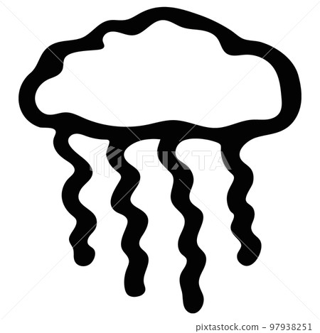 Colored Jellyfish llustration on white background. Doodle sketch cartoon underwater worlds isolated object for panorama, print, shirt, kid, baby, swimming pool, game, app and stickers. Colored Jellyfish llustration on white background. Doodle sketch cartoon underwater worlds isolated object for panorama, print, shirt, kid, baby, swimming pool, game, app and stickers. 97938251