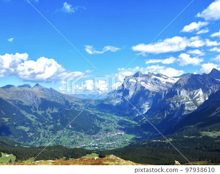 Junglau seen from Kleine Scheidegg, Switzerland Junglau seen from Kleine Scheidegg, Switzerland 97938610