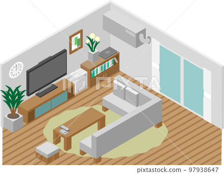 等距客廳圖 等距客廳圖 97938647