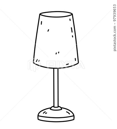 Table lamp isolated on white background. Table lamp isolated on white background. 97939653