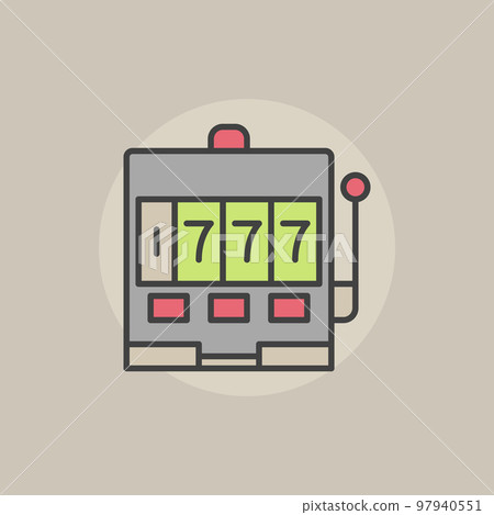 Vector slot icon 97940551