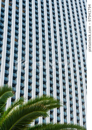 Modern buildings in Batumi city, multi-story houses Modern buildings in Batumi city, multi-story houses 97941794