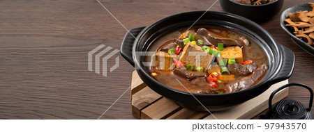 Spicy duck blood jelly stinky tofu Spicy duck blood jelly stinky tofu 97943570