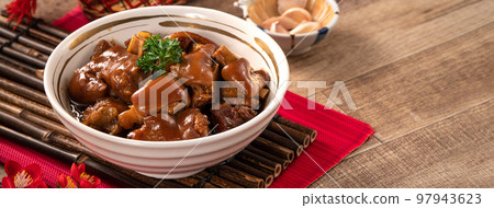 Taiwan snack braised pig's feet pig's foot 97943623