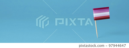 lesbian flag, panoramic web banner format lesbian flag, panoramic web banner format 97944647