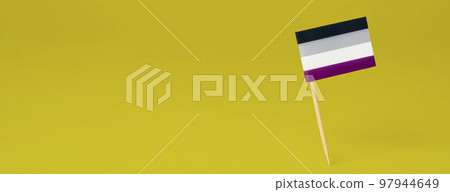 asexual pride flag in web banner format asexual pride flag in web banner format 97944649