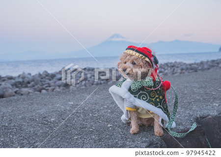 狗和富士山 狗和富士山 97945422