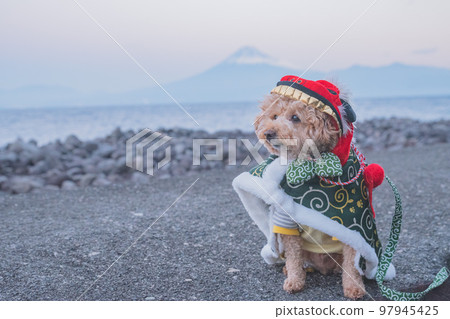 狗和富士山 狗和富士山 97945425