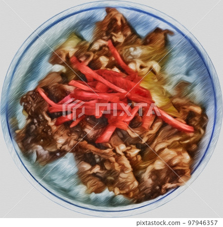 美味的牛肉碗 美味的牛肉碗 97946357
