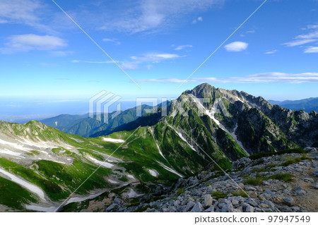 夏季的鶴嶽山脊線 夏季的鶴嶽山脊線 97947549