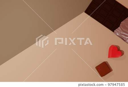 3D材質_情人節巧克力 3D材質_情人節巧克力 97947585