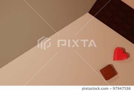 3D材質_情人節巧克力 3D材質_情人節巧克力 97947586