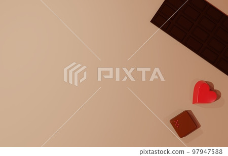 3D材質_情人節巧克力 3D材質_情人節巧克力 97947588