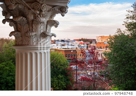 Athens, Georgia, USA Downtown 97948748