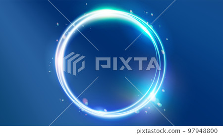 Background with beautiful circular rays 97948800