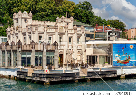 Sariyer Subay Askeri Gazinosu, a restaurant by Bosphorus Strait, beside Sariyer ferry terminal, Istanbul, Turkey Sariyer Subay Askeri Gazinosu, a restaurant by Bosphorus Strait, beside Sariyer ferry terminal, Istanbul, Turkey 97948913