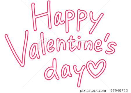 happy valentines day bag letter 97949733