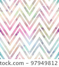 Pastel color zigzag seamless pattern. 97949812