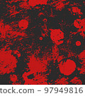 Red spots grunge seamless texture. 97949816