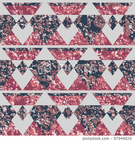 Retro mosaic pattern with stone effect. 97949820