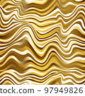 Gold color wave seamless pattern. 97949826