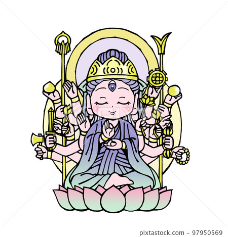 Juntei Kannon Bodhisattva Juntei Kannon Bodhisattva 97950569