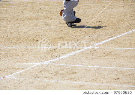 PTA officers taking pictures at a sports day 97950650