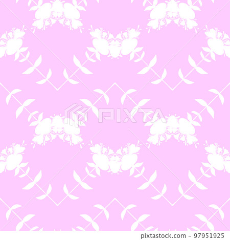 Seamless pattern of flowers. Summer, spring decorative texture for textile, stationery, scrapbook. Floral background. 97951925