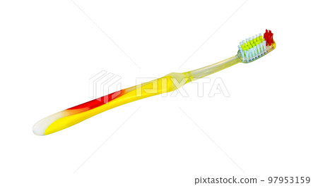 Toothbrush isolated on a white 97953159
