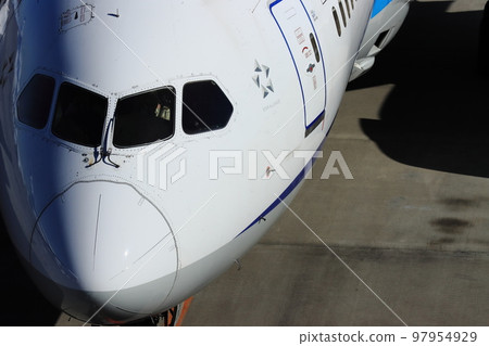 Passenger aircraft nose cockpit cockpit 97954929