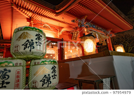 Mt. Fuji Honmu Shima Asama Shrine Worship Hall 97954979