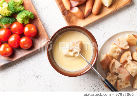 奶酪火鍋蘸法式長棍奶酪 奶酪火鍋蘸法式長棍奶酪 97955866