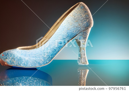 Cinderella s glass shoes Stock Photo 97956761 PIXTA