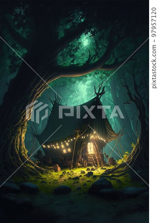 異世界森林中的隱居處 97957120