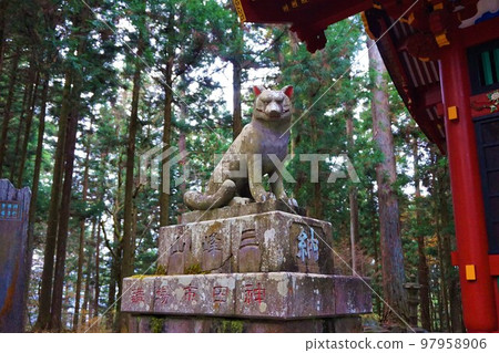Mitsumine Shrine, Chichibu Sansha, Zuishinmon, Omotesando, Niomon, Wolf, Inugami, Komainu Mitsumine Shrine, Chichibu Sansha, Zuishinmon, Omotesando, Niomon, Wolf, Inugami, Komainu 97958906