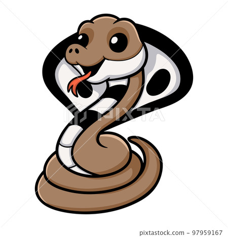 Cute indian king cobra cartoon Cute indian king cobra cartoon 97959167