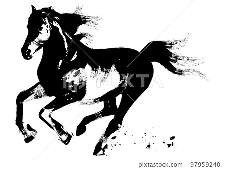 手寫風格馬 手寫風格馬 97959240