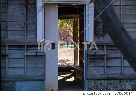 The back door of an old private house 97960014