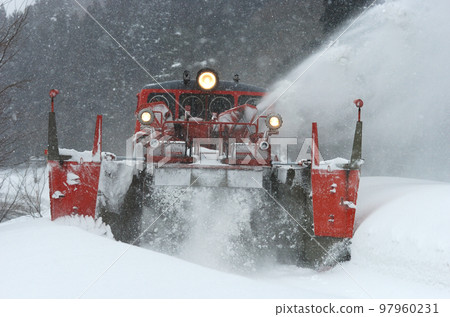 米坂線 Uzen Matsuoka - Isa Territory JR East DD14-317 + DE10-1680 (Nagaoka) Tokusetsu 97960231