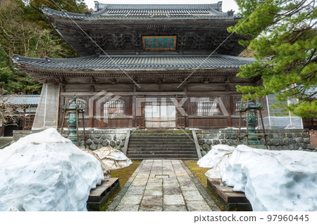 福井曹洞宗大本山永平寺冬景 97960445