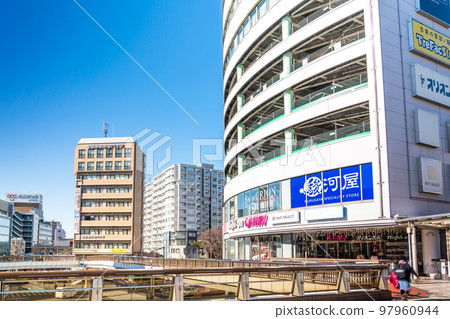Tachikawa Kita Station Scenery in front of the station 97960944