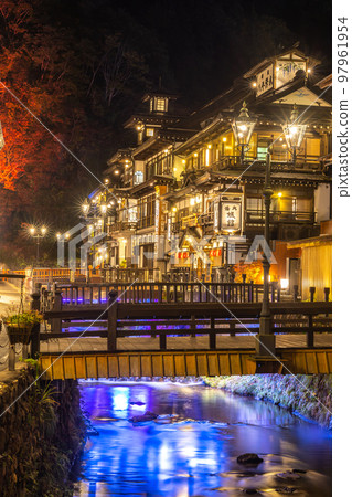 Yamagata Prefecture Ginzan Onsen / Illumination Yamagata Prefecture Ginzan Onsen / Illumination 97961954