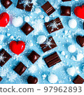 Charming Snow and Valentine's Chocolate 97962893
