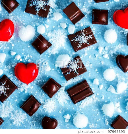 Charming Snow and Valentine's Chocolate Charming Snow and Valentine's Chocolate 97962893
