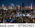 Beautiful night view of Tokyo 97962903